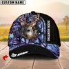 Maxcorners Camo Deer Hunting Pursuit Multicolor Personalized Name 3D Cap