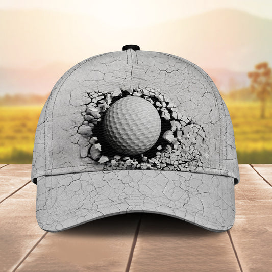 Maxcorners Golf Ball Breaking Pattern Baseball Cap LM0402