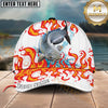 Maxcorners Burning Fishing Personalized Name 3D Cap