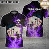 Maxcorners Flaming Poker Multicolor Customized Name, Team Name 3D Shirts