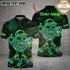 Maxcorners Neon Poker King Multicolor Customized Name, Team Name 3D Shirt