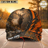 Maxcorners Hunting Lace-Up Orange Forest Personalized 3D Cap