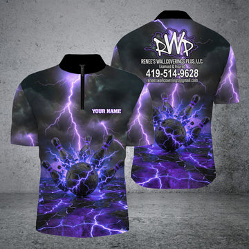 Maxcorners Bowling 3D Customized Name Unisex Shirt For Austin Welsh