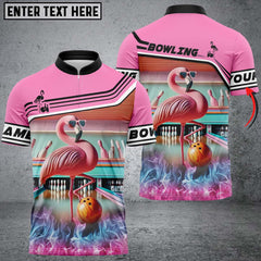 Maxcorners Phoenix Bowling Jersey Customized Name, Team Name 3D Polo Shirt