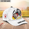Maxcorners Darts American Flag White Grunge Personalized Name 3D Cap For Thomas