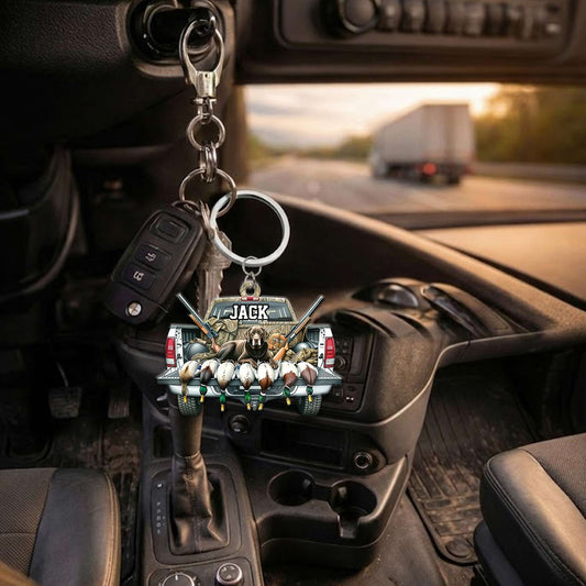 Maxcorners Duck Hunting Christmas Ornament