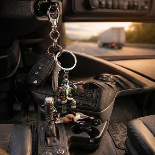 Maxcorners Custom Name Deer Hunting Ornament, Deer Hunter Christmas Gift 2D Flat LM2211