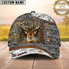 Maxcorners Collab Artist Deer Hunting Camo Ver2 Personalized Hat 3D Printed Multicolor