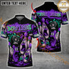 Maxcorners Bowling Cartoon Screaming Pins Street Art Multicolor Customized Name, Team Name 3D Polo Shirt