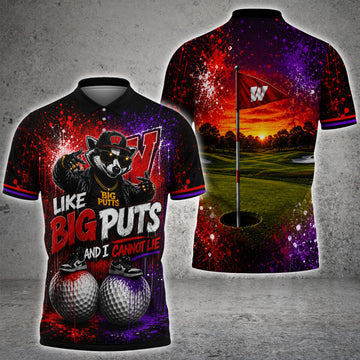 Maxcorners Golf Like Big Putts Golf Shirt For Jessica
