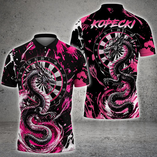 Maxcorners Dragon Custom Darts 3D Shirts For Joshua