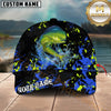 Maxcorners Fishing Water Splash Graphic Personalized 3D Cap (6 Breeds)