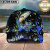 Maxcorners Fishing Water Splash Graphic Personalized 3D Cap (6 Breeds)