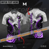Maxcorners Darts Dragon Thunder Lightning Mutilcolor Options Personalized Name, Team Name 3D Polo Shirt