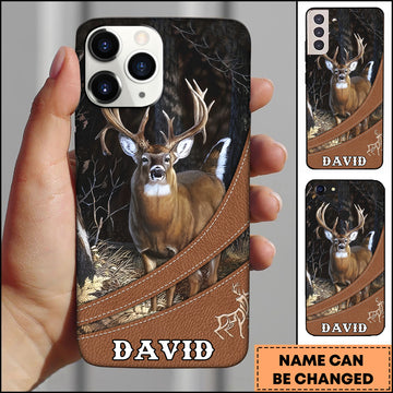 Maxcorners Deer Hunting Personalized Name Phone Case LM0912