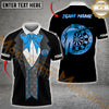 Maxcorners Formal Tuxedo Darts Team Jersey Personalized Name, Team Name 3D Polo Shirt