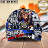 Maxcorners Darts Monkey Graffiti Style Personalized Name 3D Cap