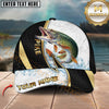 Maxcorners Fishing Gold Black Dynamic Jump Personalized 3D Cap (11 Breeds)