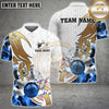 Maxcorners Bowling Tribal Pattern Multicolor Customized Name, Team Name 3D Shirts