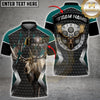 Maxcorners Darts Hunter Moose Antlers Multicolor Customized Name, Team Name 3D Shirts