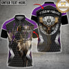 Maxcorners Darts Hunter Moose Antlers Multicolor Customized Name, Team Name 3D Shirts