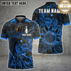 Maxcorners Bowling Neon Cobra Snake Multicolor Customized Name, Team Name 3D Shirts