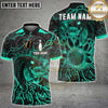 Maxcorners Bowling Neon Cobra Snake Multicolor Customized Name, Team Name 3D Shirts