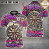 Maxcorners Darts Graffiti Funny Dartboard Character Multicolor Customized Name, Team Name 3D Shirts