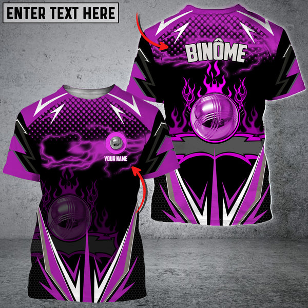 Maxcorners Billiard Ball 8 Fire Personalized Name, Team Name Unisex Shirt For Christophe