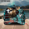 Maxcorners Cross America Hunting Moose Crack Camo Pattern Multicolor Option Personalized Cap