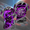 Maxcorners Darts Panther Fire Flame Personalized Name, Team Name 3D Polo Shirt (6 colors)