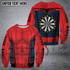 Maxcorners Darts Spider Dartboard Champion Personalized Name, Team Name 3D Shirt