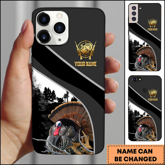 Maxcorners Turkey Hunting Forest Classic Personalized Name Phone Case