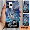Maxcorners Big Game Ocean Action Design Personalized Name Phone Case ( 12 Fish Species )