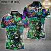 Maxcorners Bowling Beer Graffiti Character Funny Drunk Multicolor Customized Name, Team Name 3D Shirts