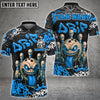Maxcorners Bowling Angry Mad Bowl Graffiti Multicolor Customized Name, Team Name 3D Shirts