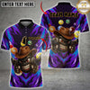 Maxcorners Billiard Ball 8 Funny Multicolor Options Personalized Name, Team Name 3D Polo Shirt (4 Colors)