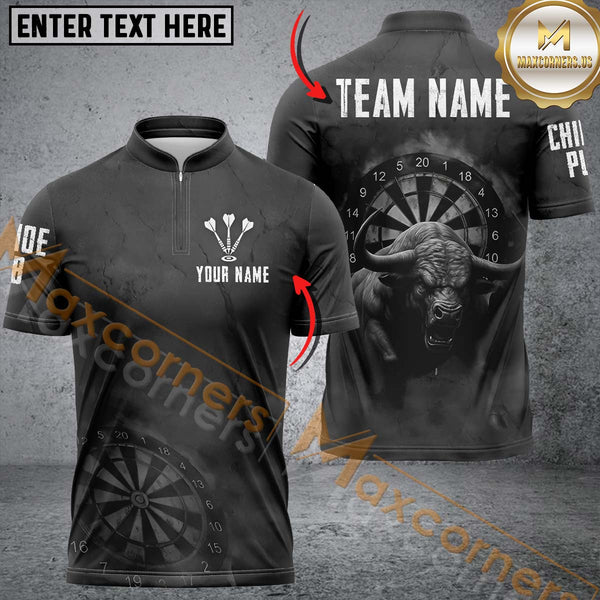 Maxcorners Darts Bullseye Fury Personalized Name 3D Unisex Shirt For Ben