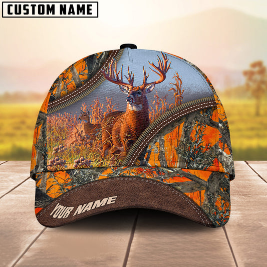 Maxcorners Deer Hunting Camouflage and Outdoor Scenery Multicolor Personalized Cap