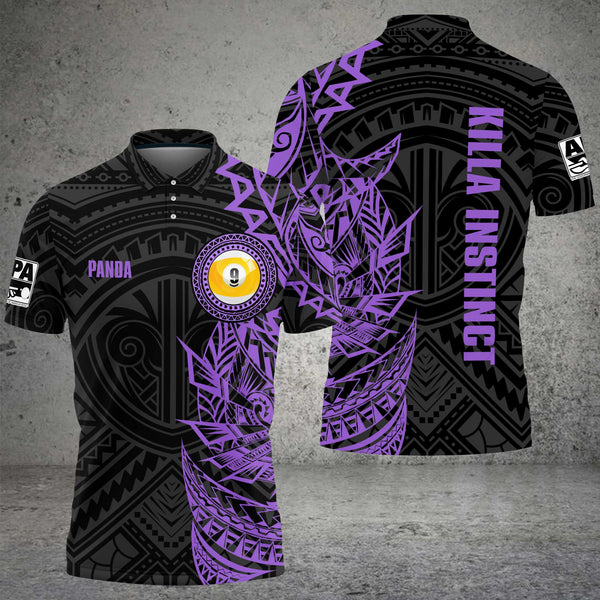 Maxcorners Purple Tribal Darts Jersey Customized Name, Team Name 3D Shirt Unisex for Ahmed
