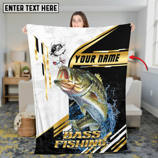 Maxcorners Mahi-Mahi Fishing Hook Graphic & Jumping Fish Art  Personalized Name 3D Blanket