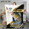 Maxcorners Mahi-Mahi Fishing Hook Graphic & Jumping Fish Art  Personalized Name 3D Blanket