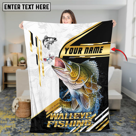 Maxcorners Mahi-Mahi Fishing Hook Graphic & Jumping Fish Art  Personalized Name 3D Blanket