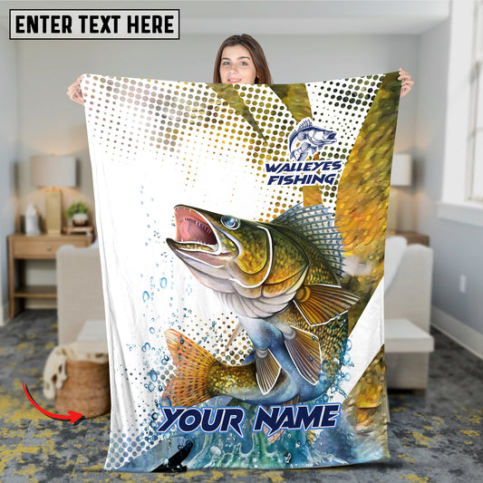 Maxcorners Mahi-Mahi Fishing Water Sport Jersey Personalized Name 3D Blanket