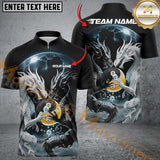 Maxcorners Billiard Dragon Duel Multicolor Customized Name, Team Name 3D Shirt