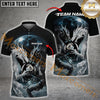 Maxcorners Billiard Dragon Duel Multicolor Customized Name, Team Name 3D Shirt