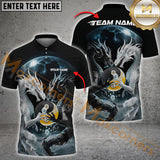 Maxcorners Billiard Dragon Duel Multicolor Customized Name, Team Name 3D Shirt
