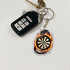 Maxcorners Darts Fire Dragon Dartboard 3D Keychain And Ornament
