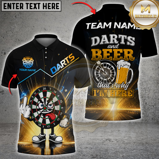 Maxcorners Darts Funny Hairy Chest Santa Hohoho And Dartboard Personalized Name 3D Unisex Shirt