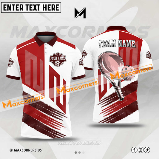 Maxcorners Pickleball Sport Jersey Mutilcolor Options Personalized Name, Team Name 3D Shirt (6 colors)